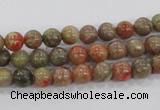 CUG101 15.5 inches 6mm round Chinese unakite beads wholesale