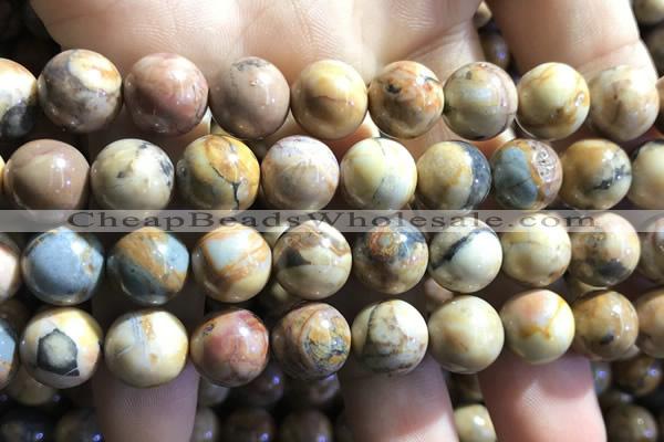 CVJ06 15.5 inches 14mm round venus jasper beads wholesale