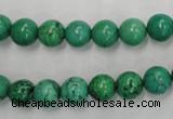 CWB567 15.5 inches 8mm round howlite turquoise beads wholesale