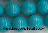 CWB853 15.5 inches 10mm round howlite turquoise beads wholesale