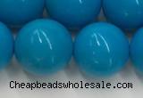 CWB861 15.5 inches 12mm round howlite turquoise beads wholesale