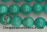 CWB864 15.5 inches 6mm round howlite turquoise beads wholesale