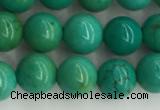 CWB870 15.5 inches 6mm round howlite turquoise beads wholesale