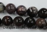 CWJ205 15.5 inches 14mm round wood jasper gemstone beads wholesale