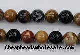 CWJ262 15.5 inches 8mm round wood jasper gemstone beads wholesale