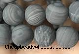 CWJ558 15.5 inches 8mm round matte coffee wood jasper beads wholesale