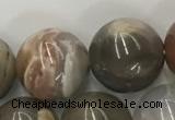 CWJ579 15.5 inches 14mm round wood jasper beads wholesale