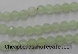 CXJ101 15.5 inches 6mm faceted round New jade beads wholesale