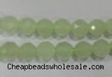 CXJ152 15.5 inches 8mm faceted round New jade beads wholesale