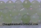 CXJ220 15.5 inches 10mm faceted round New jade beads wholesale