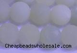 CXJ304 15.5 inches 12mm round matte New jade beads wholesale