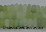 CXJ310 15.5 inches 4*6mm rondelle matte New jade beads wholesale