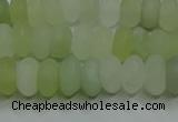 CXJ312 15.5 inches 6*10mm rondelle matte New jade beads wholesale