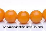 CYJ09 16 inches 4mm round yellow jade gemstone beads Wholesale