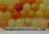 CYJ620 15.5 inches 4mm round yellow jade beads wholesale