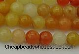 CYJ621 15.5 inches 6mm round yellow jade beads wholesale