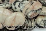 CZJ09 16 inches 18*25mm oval zebra jasper gemstone beads Wholesale