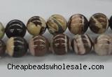 CZJ251 15.5 inches 10mm round zebra jasper beads wholesale