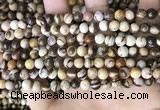 CZJ291 15.5 inches 6mm round brown zebra jasper beads wholesale