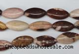 CZJ353 15.5 inches 8*16mm marquise zebra jasper beads wholesale