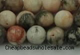 CZJ552 15.5 inches 8mm round pink zebra jasper beads wholesale