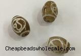 DZI300 10*14mm drum tibetan agate dzi beads wholesale