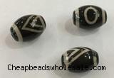 DZI327 10*14mm drum tibetan agate dzi beads wholesale