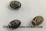 DZI348 10*14mm drum tibetan agate dzi beads wholesale