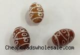 DZI374 10*14mm drum tibetan agate dzi beads wholesale