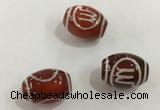 DZI376 10*14mm drum tibetan agate dzi beads wholesale