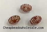 DZI392 10*14mm drum tibetan agate dzi beads wholesale