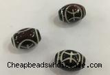 DZI405 10*14mm drum tibetan agate dzi beads wholesale