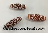 DZI420 10*28mm drum tibetan agate dzi beads wholesale