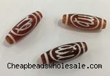 DZI437 10*30mm drum tibetan agate dzi beads wholesale