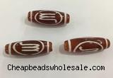 DZI438 10*30mm drum tibetan agate dzi beads wholesale