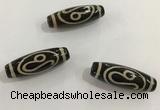 DZI461 10*30mm drum tibetan agate dzi beads wholesale