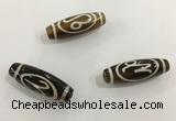 DZI466 10*30mm drum tibetan agate dzi beads wholesale