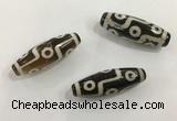 DZI475 10*30mm drum tibetan agate dzi beads wholesale