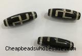 DZI489 10*30mm drum tibetan agate dzi beads wholesale