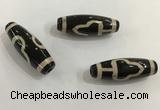 DZI510 10*30mm drum tibetan agate dzi beads wholesale