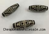 DZI511 10*30mm drum tibetan agate dzi beads wholesale