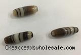 DZI528 10*28mm drum tibetan agate dzi beads wholesale