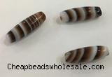 DZI532 10*28mm drum tibetan agate dzi beads wholesale