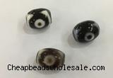 DZI537 12*16mm drum tibetan agate dzi beads wholesale