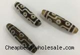 DZI541 13*55mm - 13*58mm drum tibetan agate dzi beads wholesale