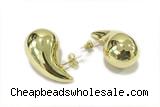 EARR16 15*25mm copper earrings gold plated