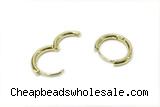 EARR34 14mm copper earrings gold plated