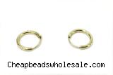 EARR37 12mm copper earrings gold plated