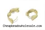 EARR42 14*16mm copper earrings gold plated