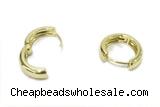 EARR44 18mm copper earrings gold plated